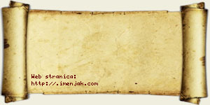 Tara Velebit vizit kartica